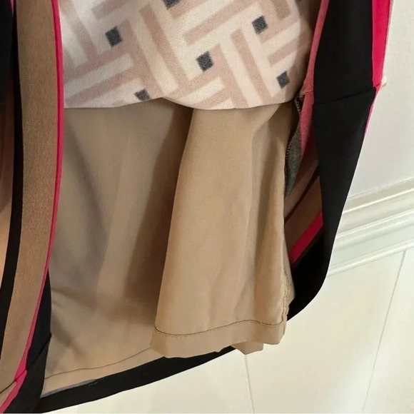 Eliza J Women's 3/4 Sleeve Multicolor Crew Neck Fashion Dress Size 6 GUC - Picture 7 of 11